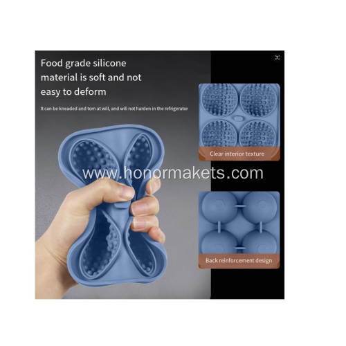 Silicone 4 lattice ice balls